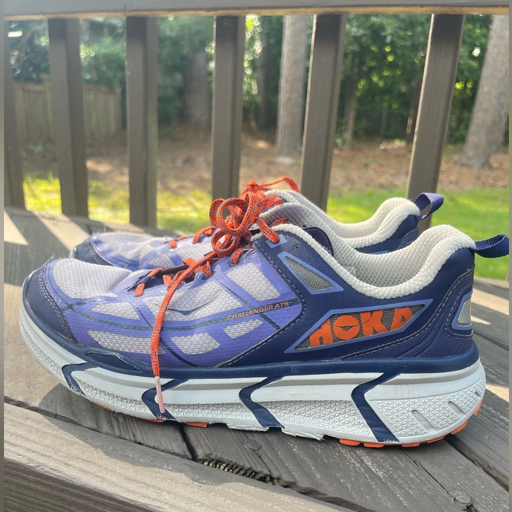 Hoka Challenger ATR women’s 9.  Please see all photos for condition/wear